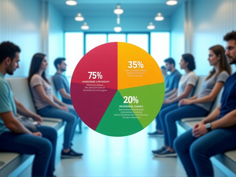 A pie chart illustrating the key cost components of a cryotherapy franchise, including fixed costs, variable costs, and revenue streams. The chart is set against a background of a sleek, modern cryotherapy clinic with clients enjoying sessions, emphasizing the business’s operational aspects.